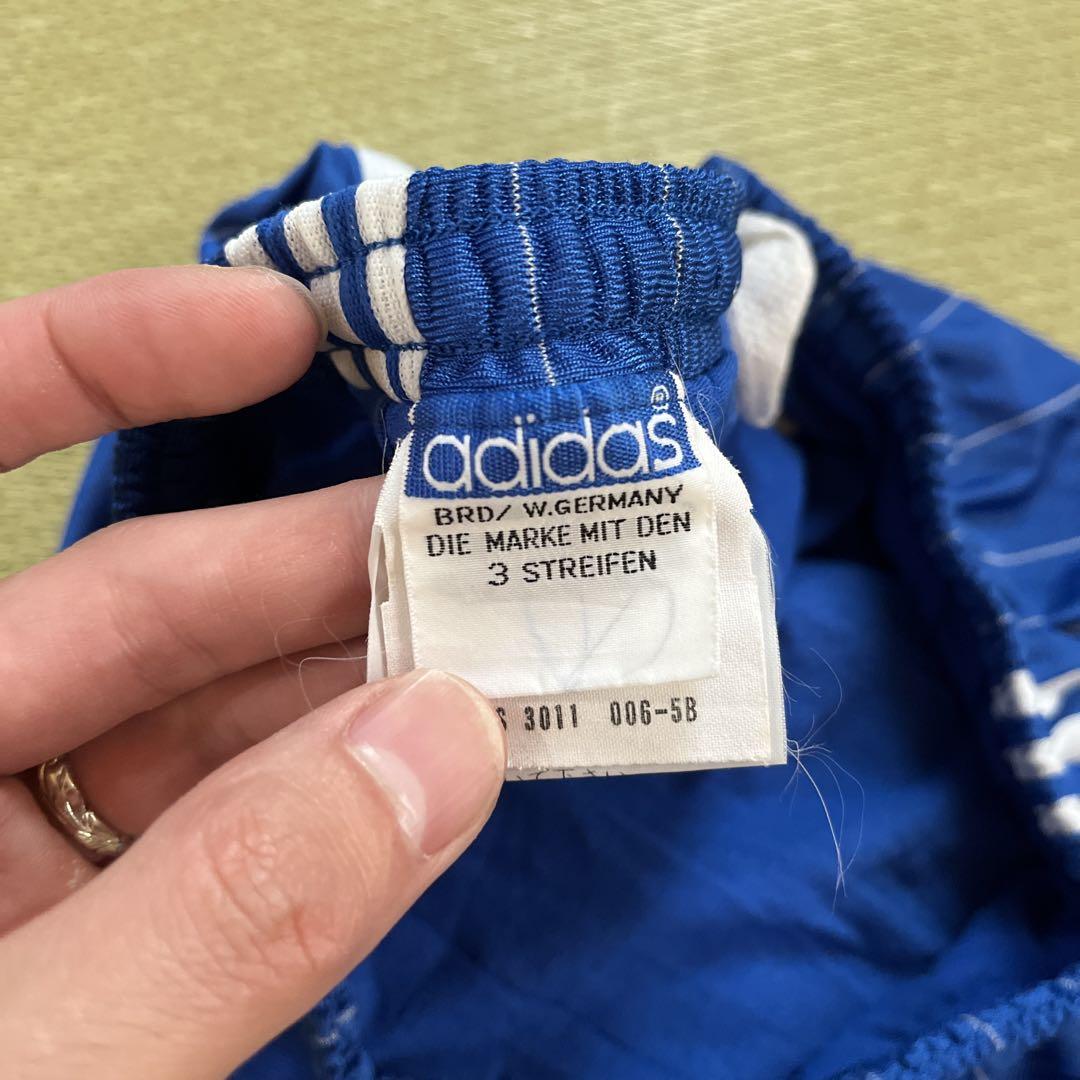 80s adidas デサント ストライプショートパンツ