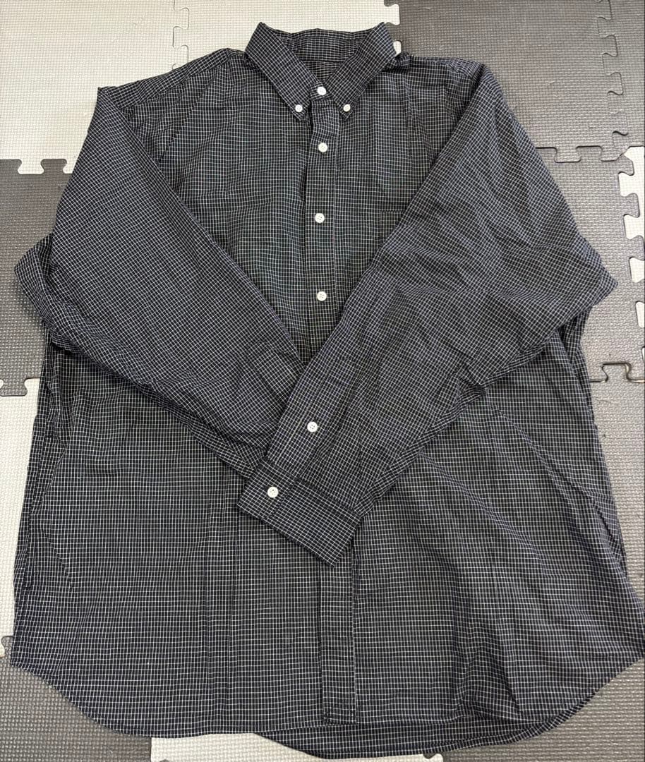 ssz minnano M beams シャツ　ミンナノ　 min-nano SSZ x MIN-NANO エスエスズィー ミンナノ 23AW 別注 BLACK CHECK SHIRT