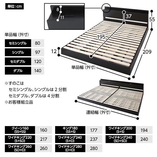 得価高品質 ホワイト SD SD ベッドフレームのみ FeIjs-m16487856121 ワイドキング240 お買い得安い