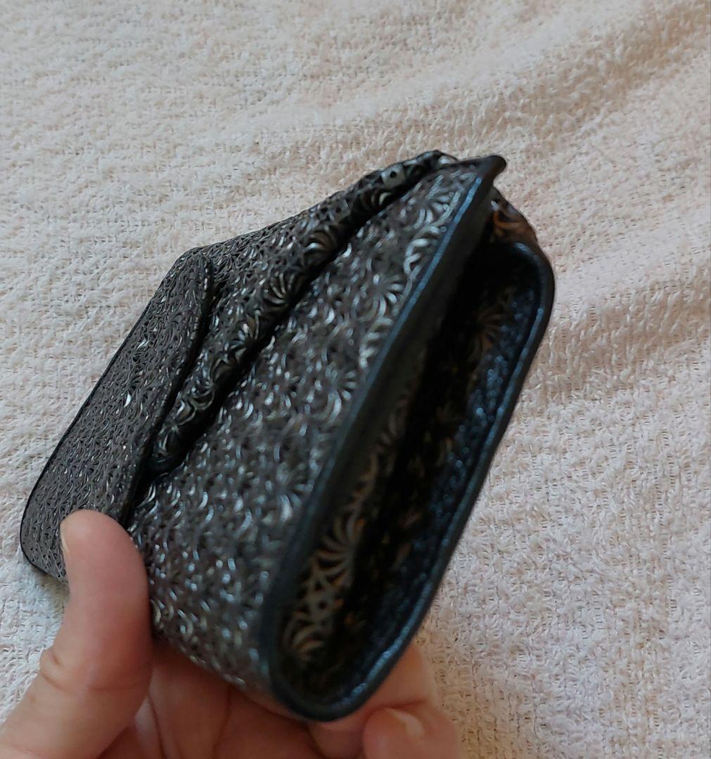 美品　HIROKO　HAYASI　ハヤシヒロコ　長財布ミニ　ジラソーレ　黒