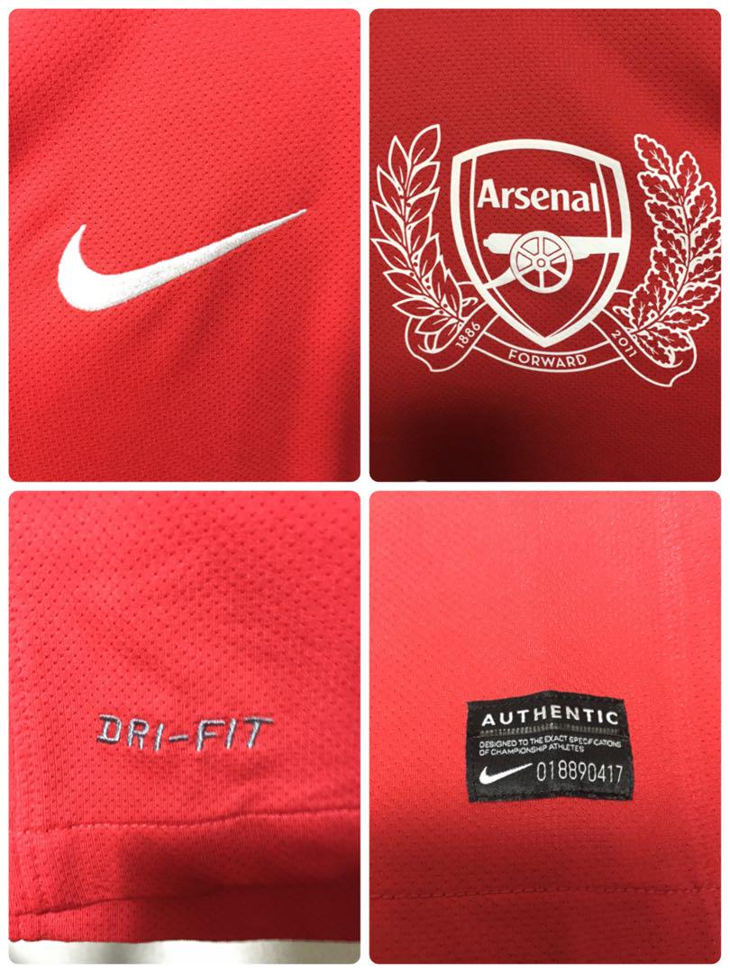 アーセナル Arsenal ナイキ NIKE ゲームシャツ M サッカー