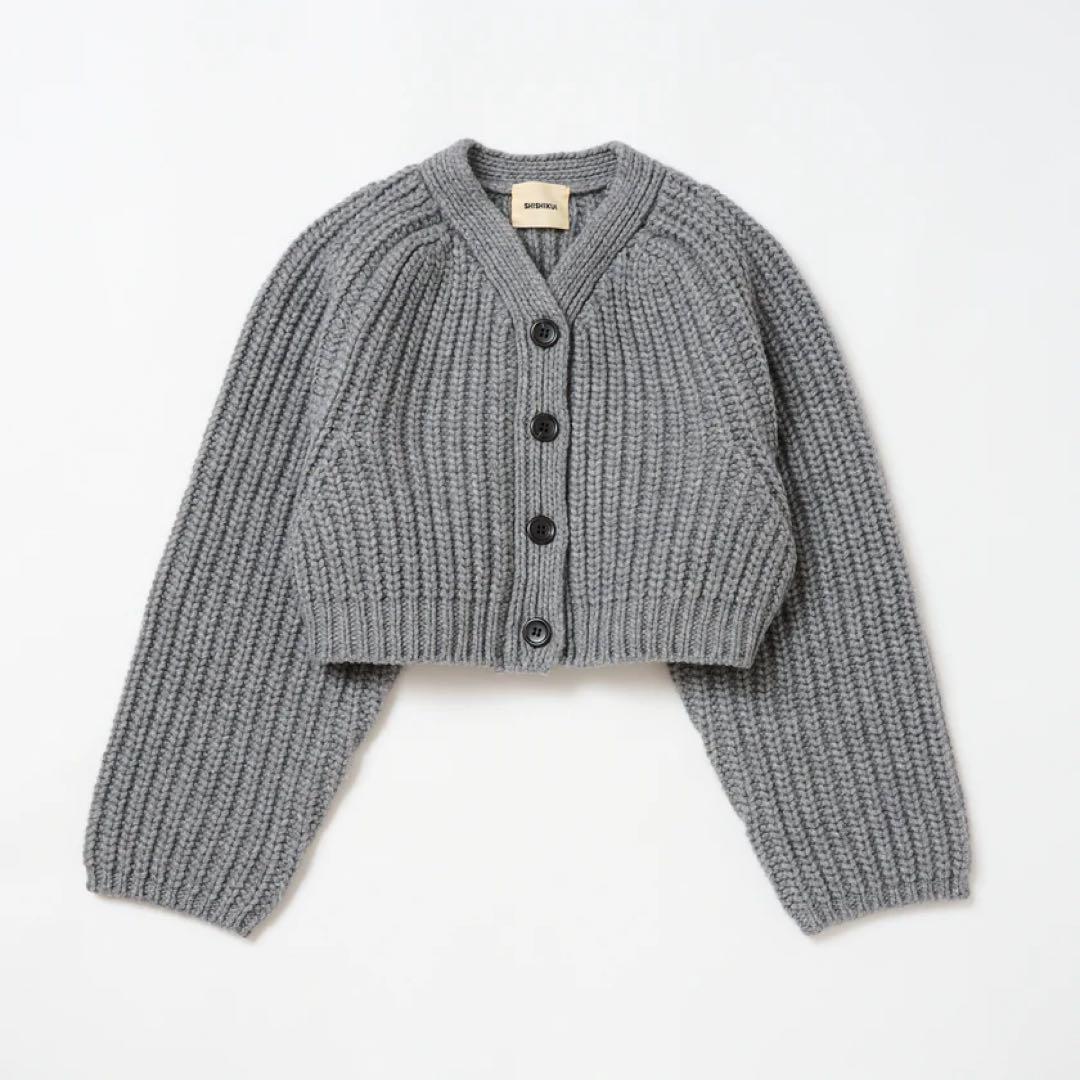 新品】SHISHIKUI cardi a / GRAY 新品】SHISHIKUI cardi a / GRAY