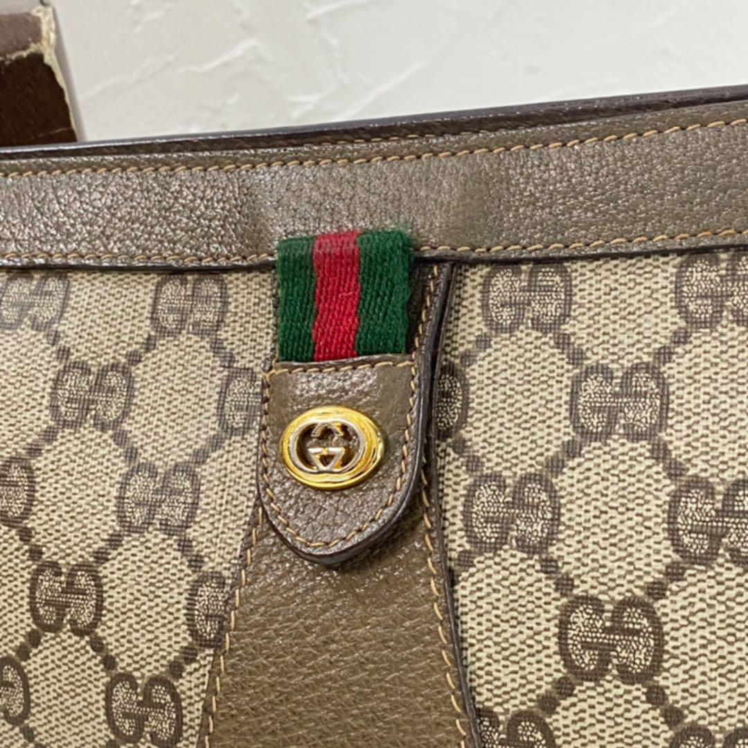 大得価格安 激レア 箱付き GUCCI クラッチバッグ GG ゴールド金具 PVC pi7lV-m16489792425 大人気人気