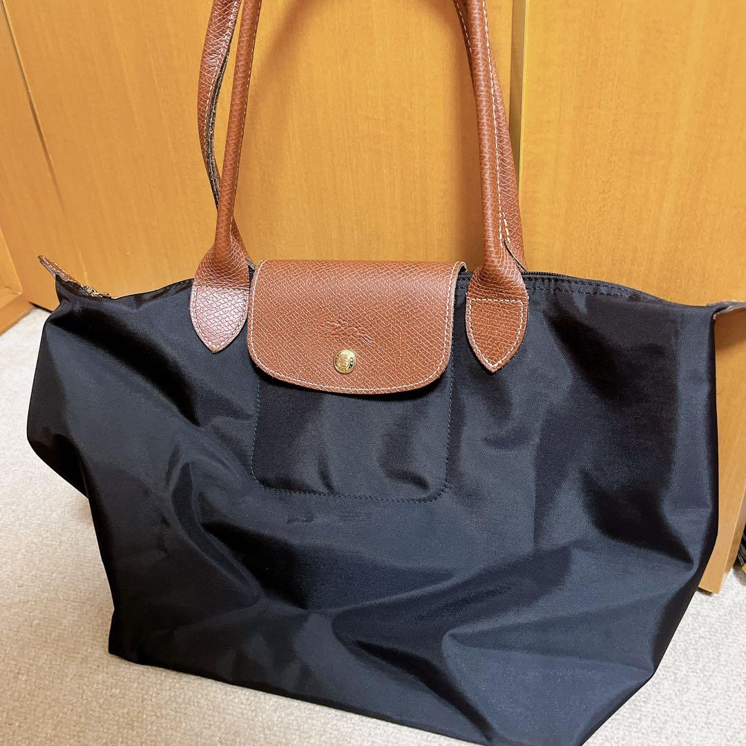 ロンシャン　LONGCHAMP ネイビー　トート