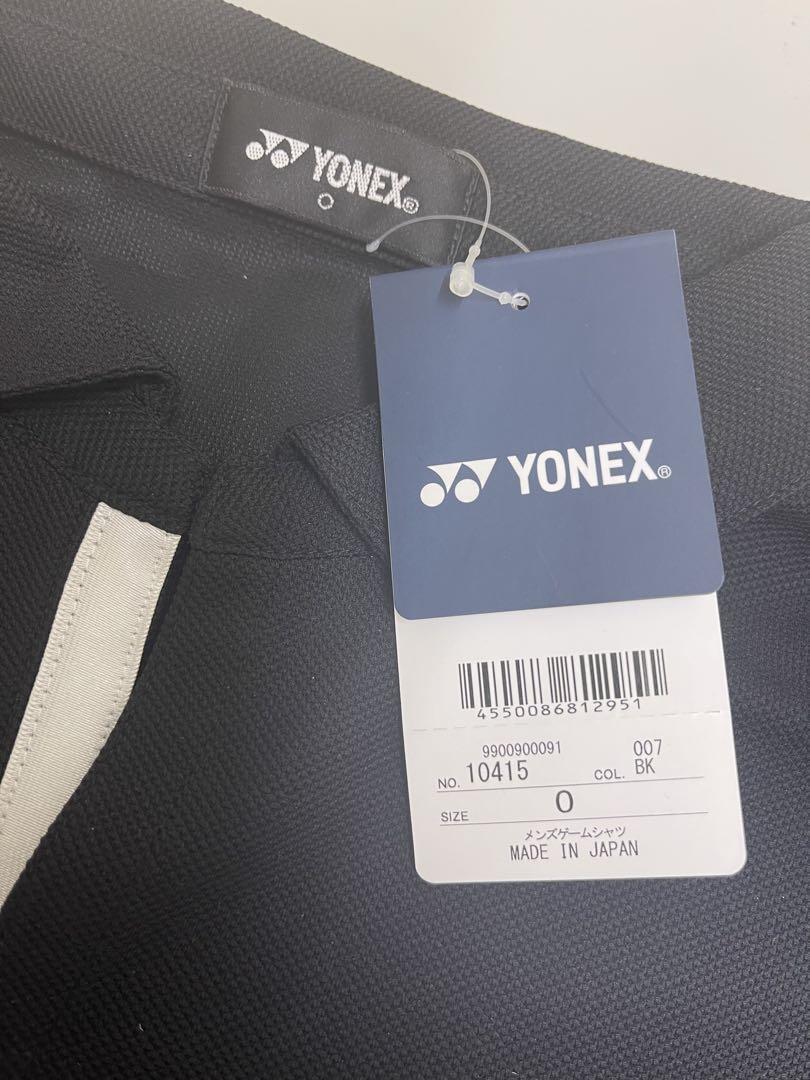 YONEX ブラック ポロシャツ Oサイズ