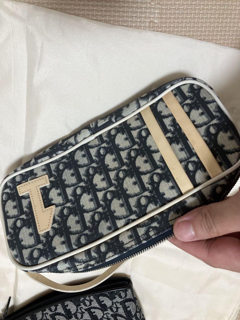 Dior ネイビー ロゴショルダーバッグセット