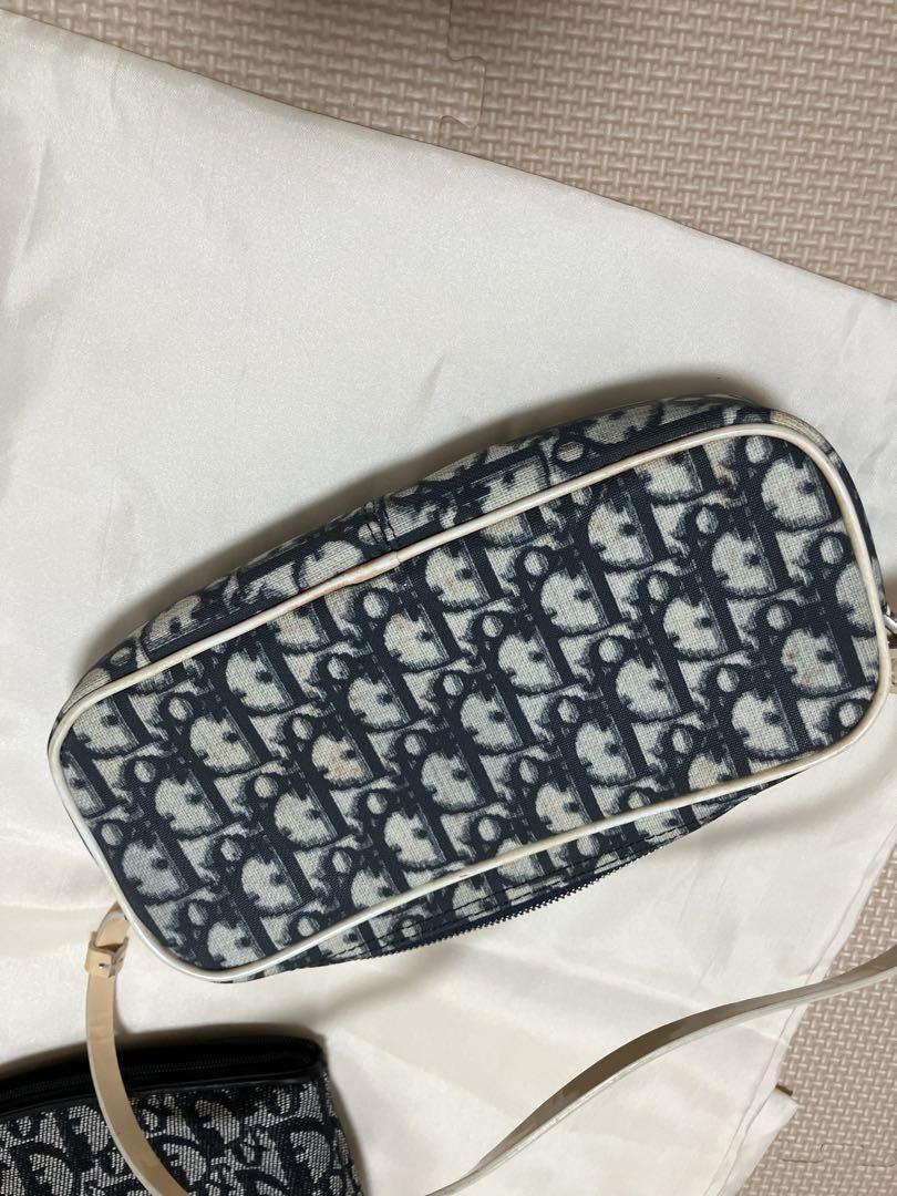 Dior ネイビー ロゴショルダーバッグセット