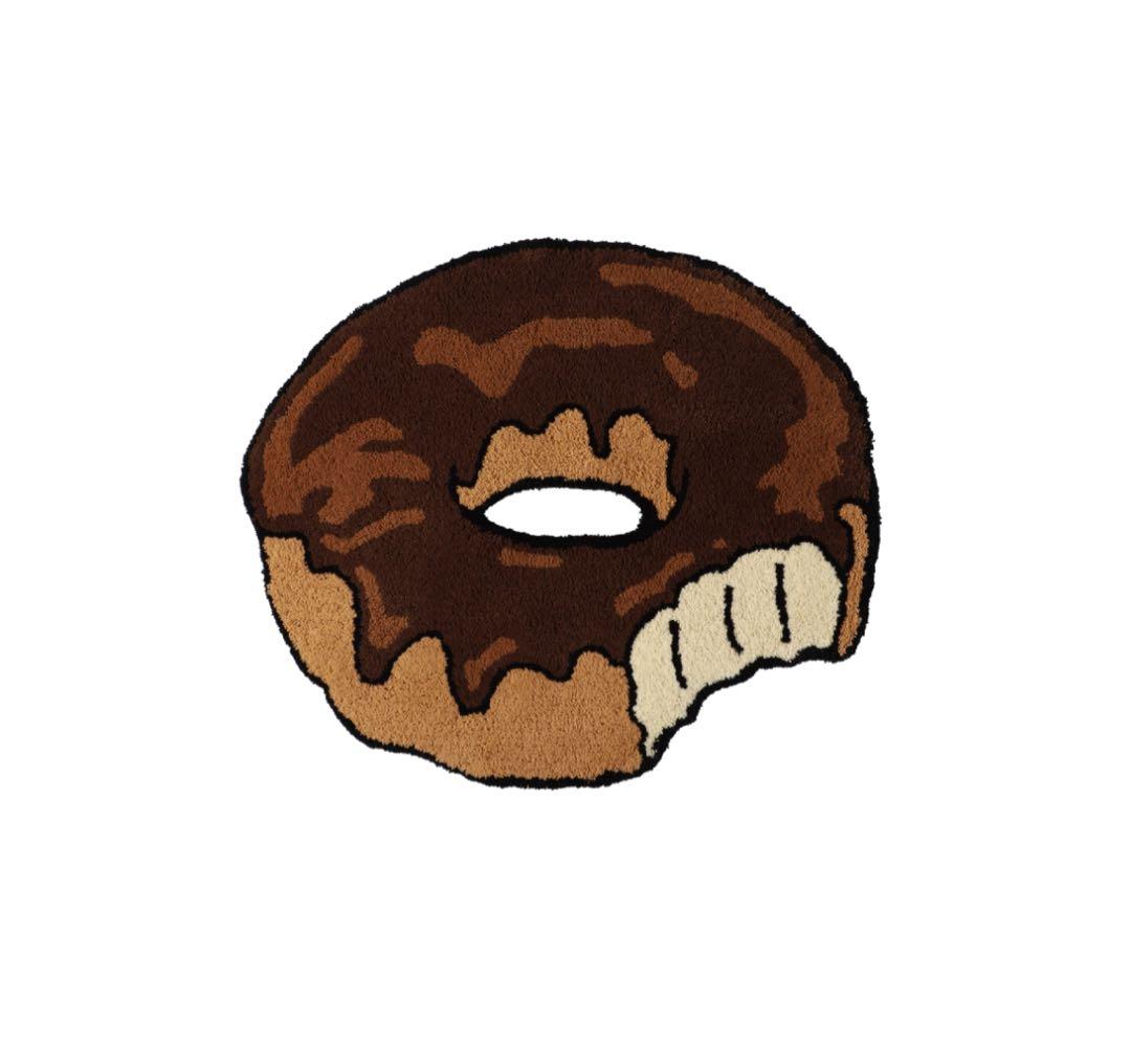 MIYOSHI RUG DOUNUTS RUG BROWN