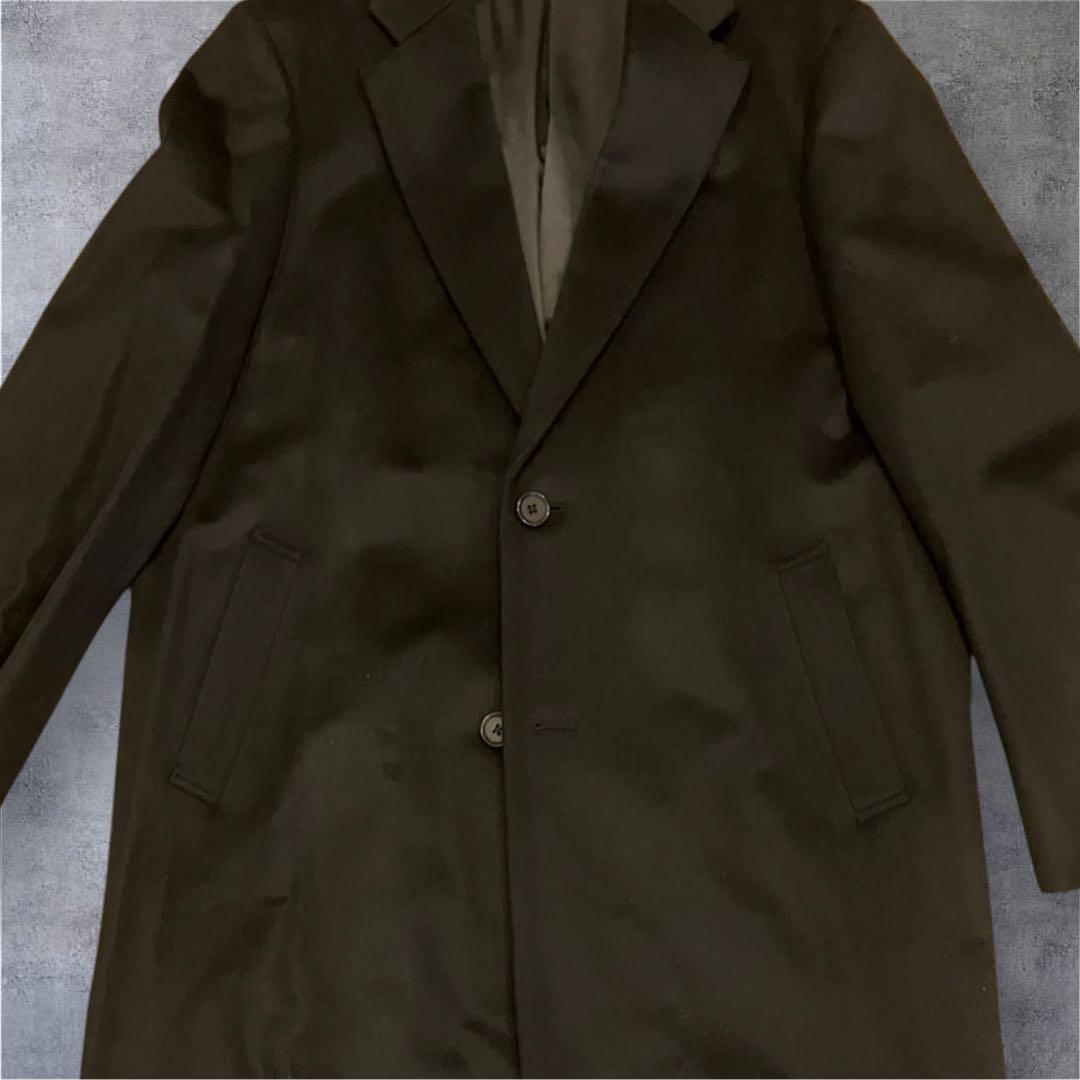 UNIQLO カシミア混チェスターコート ブラック　Lサイズ