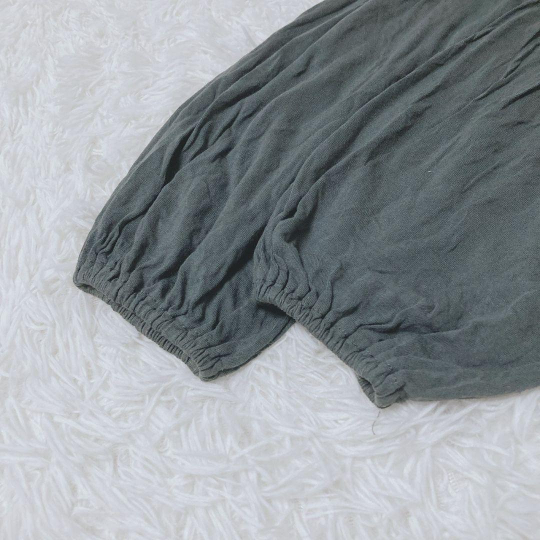 Drape pocket cut tops グレー 36サイズ　チュニック IZU - DRAPE CUFFS SMOOTH KNIT TOP – HARUNOBUMURATA