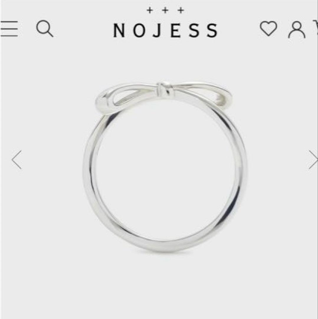 【正規品】 NOJESS SV925シルバー メルカリ - 5号 ピンキーリング リボン アクセサリー