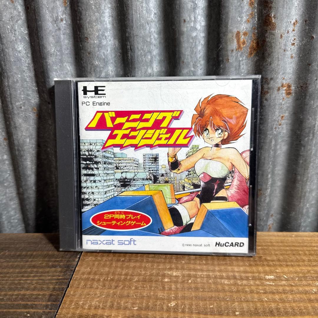 pcエンジン バーニングエンジェル ゲーム ソフト目立った傷や汚れなし