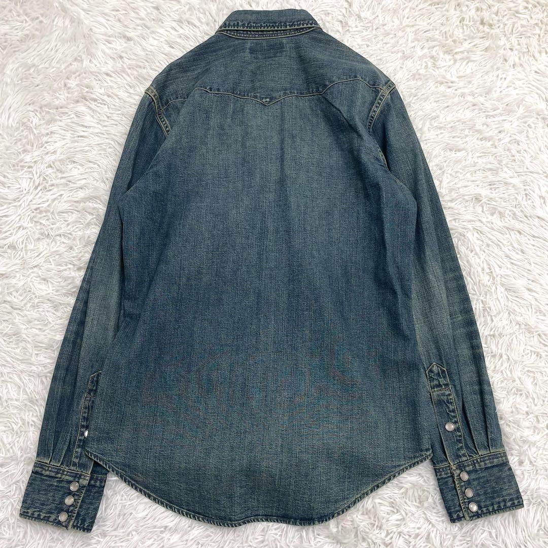 RRL ダブルアールエル　ラルフローレン デニムウエスタンシャツ コンチョ nina de coito 埼玉県 志木 通販 RALPH LAUREN RRL ラルフ