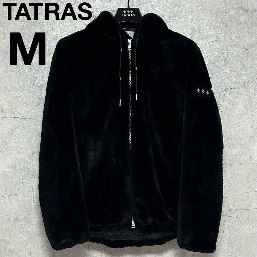 タトラス BOMOS バモス ブルゾン ボア フード パーカー 黒M TATRAS