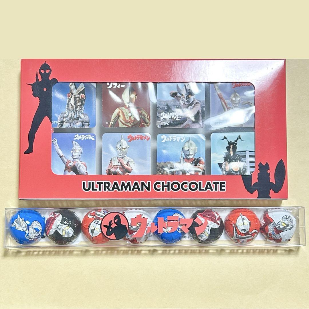 ウルトラマン クランチチョコボックス 8P チョコパック セット