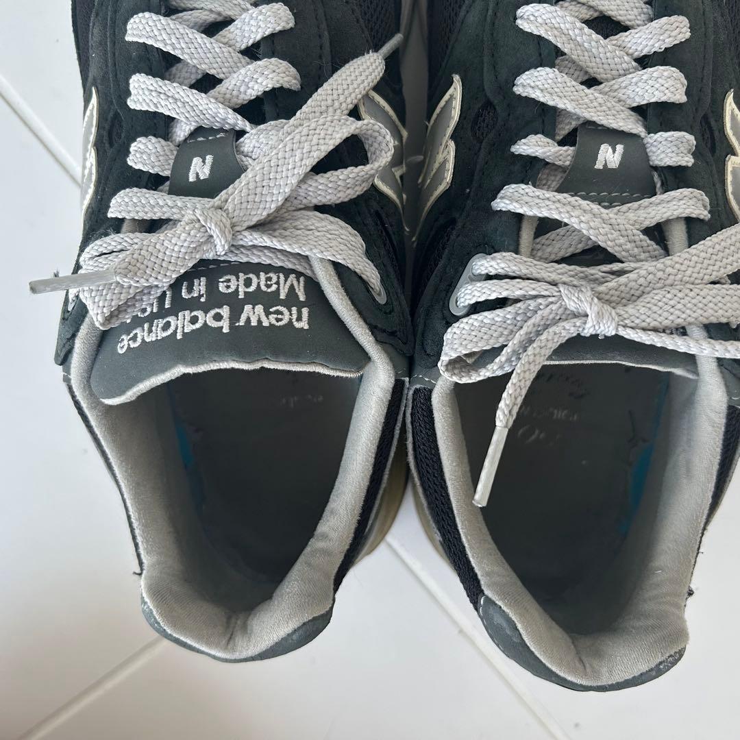 New Balance 993 ブラック 28.5 USA ワイズD 箱付き