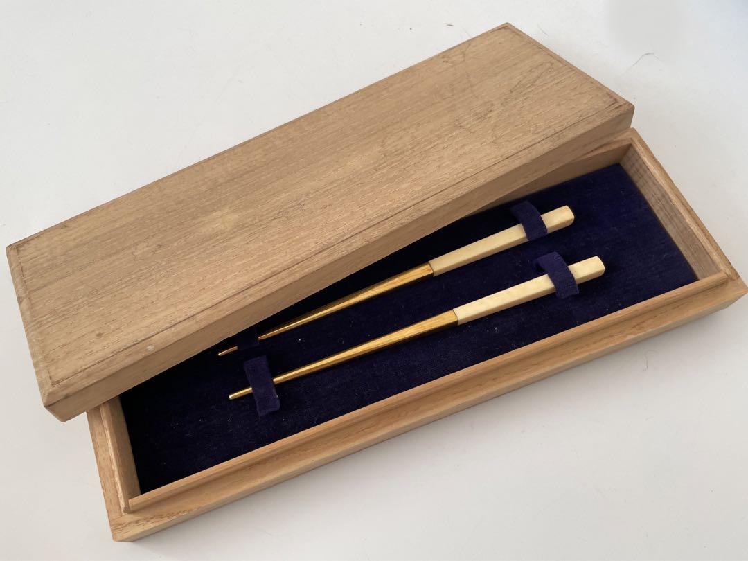 金属製 金の箸
