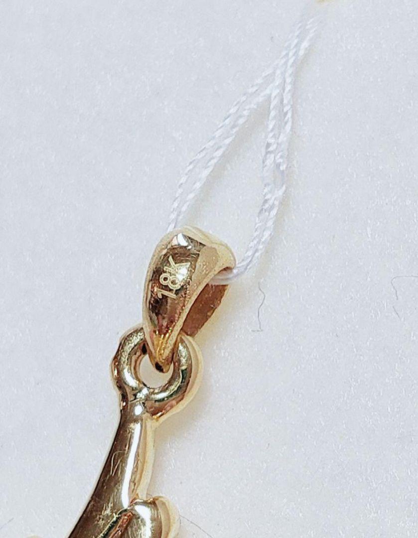 未使用品 鳩 k18 ペンダント