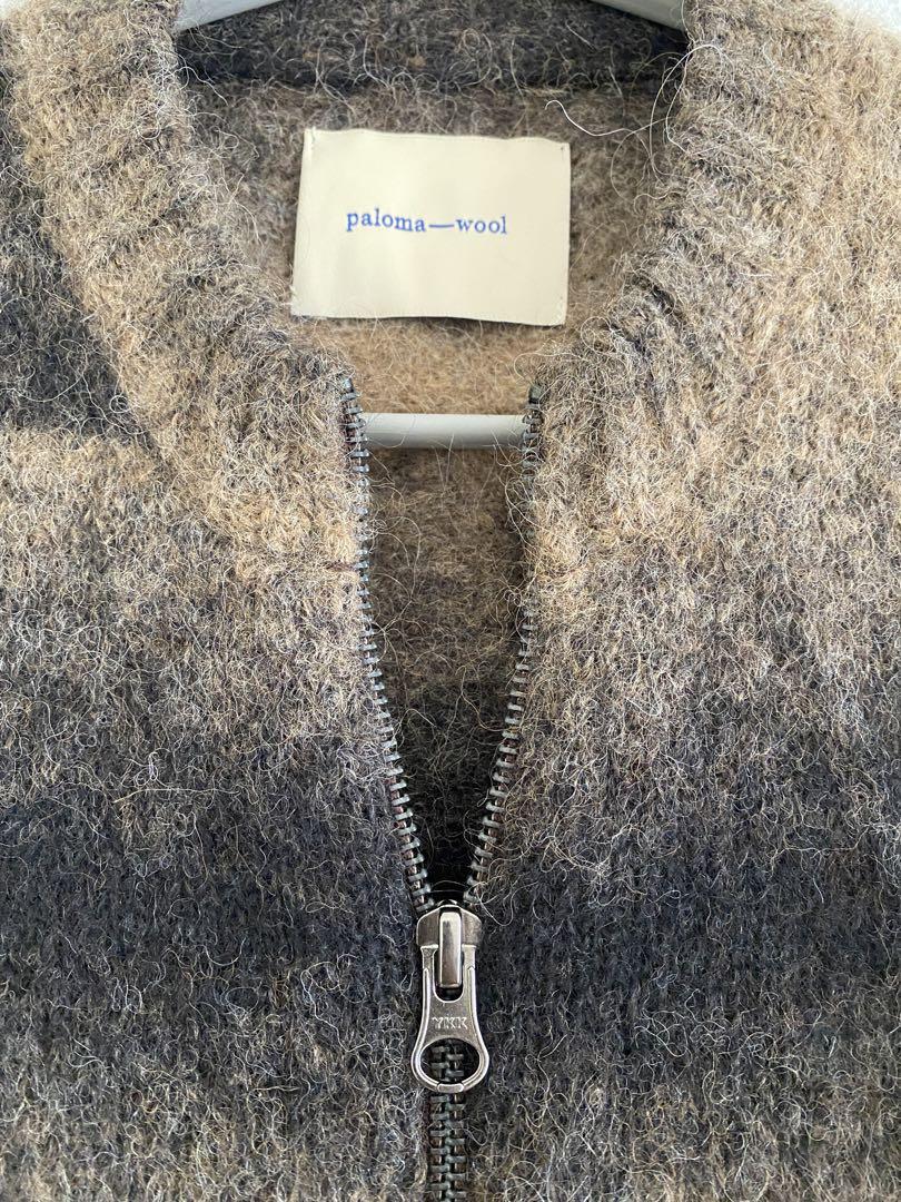 充実の品 希少 Paloma wool ダブルジップボーダーモヘアニットセーター ジャケット・アウター
