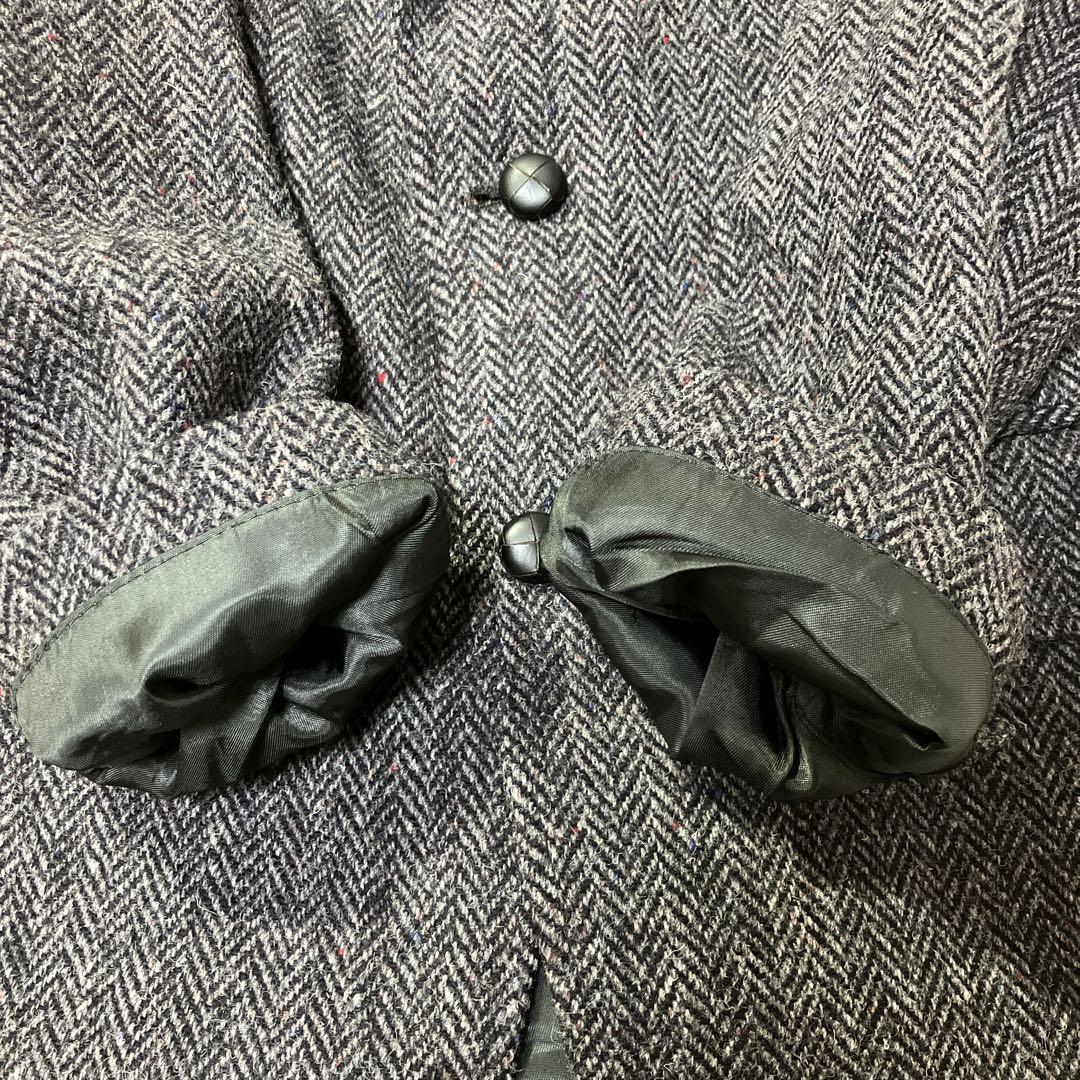 HARRIS TWEED ハリスツイード テーラードジャケット 胡桃ボタン L