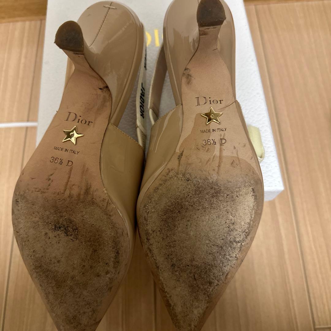 Christian Dior ベージュ ハイヒール