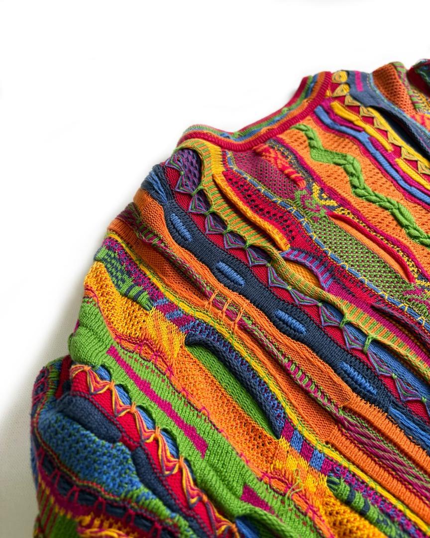 90's \" COOGI \" 3D コットンニット セーター