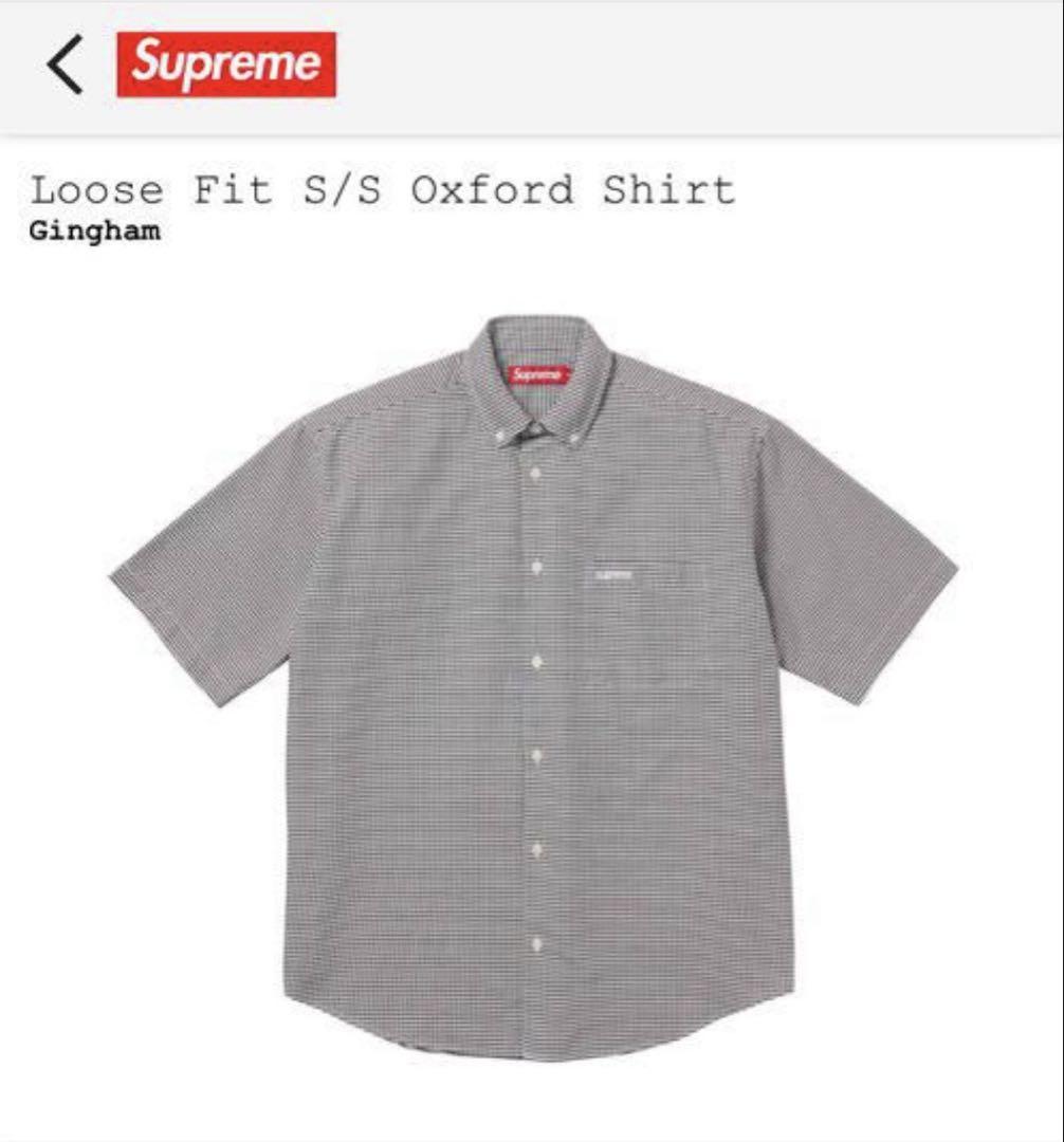 トップス Supreme Loose Fit S/S Oxford Shirt