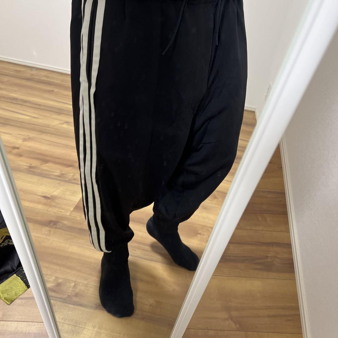 Y-3 スリーストライプス　サルエルパンツ