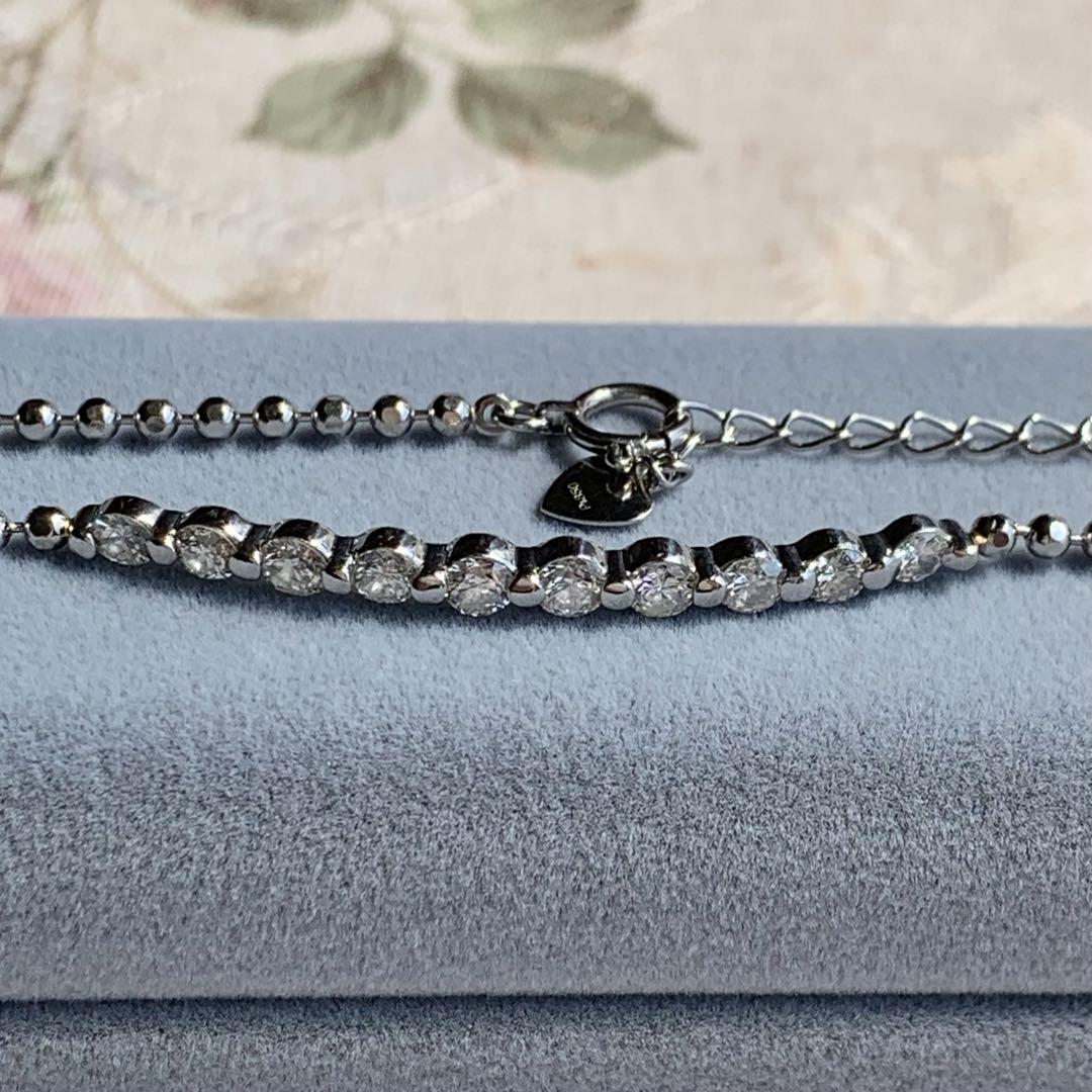 大人女性の プラチナ製品 ダイヤモンド 1.00カラット Pt ブレスレット アクセサリー