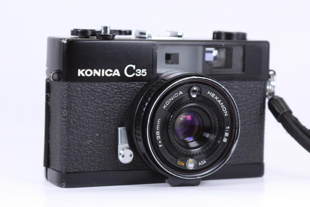 KONICA C35(人気のブラック/フルメンテナンス済み)#388