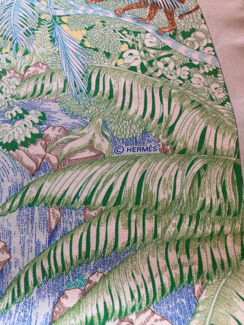 美品 HERMES エルメス カレウォシュ90 フォーブル トロピカル スカーフ