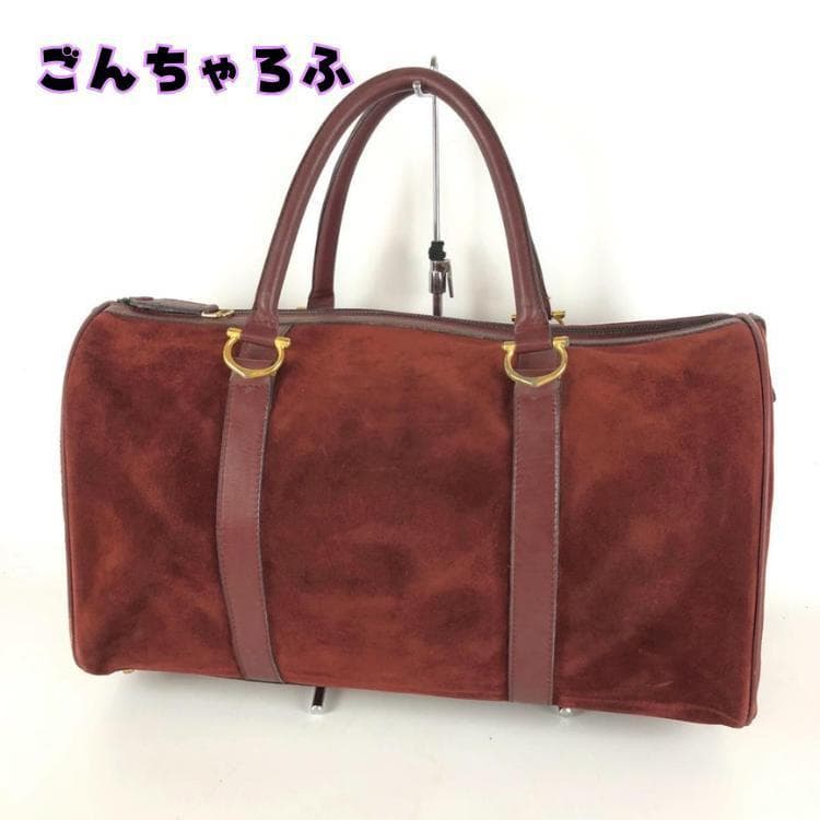 Cartier カルティエ ボストンバッグ レッド レディース ブランド