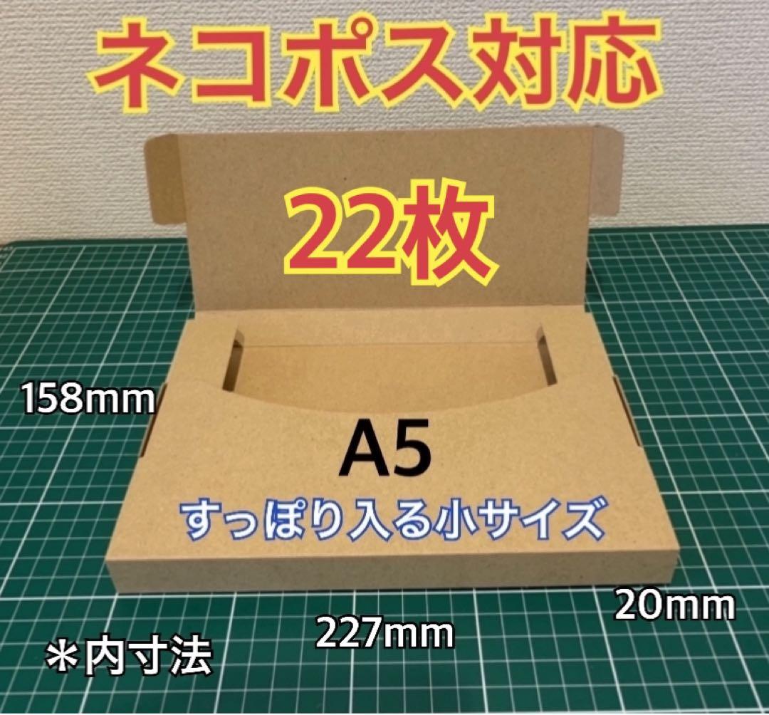 期間限定【22枚】A5サイズ(小)ネコポス対応 段ボール箱