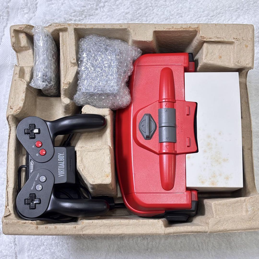 動作品】任天堂 バーチャルボーイ本体 ソフト3点セット VIRTUAL