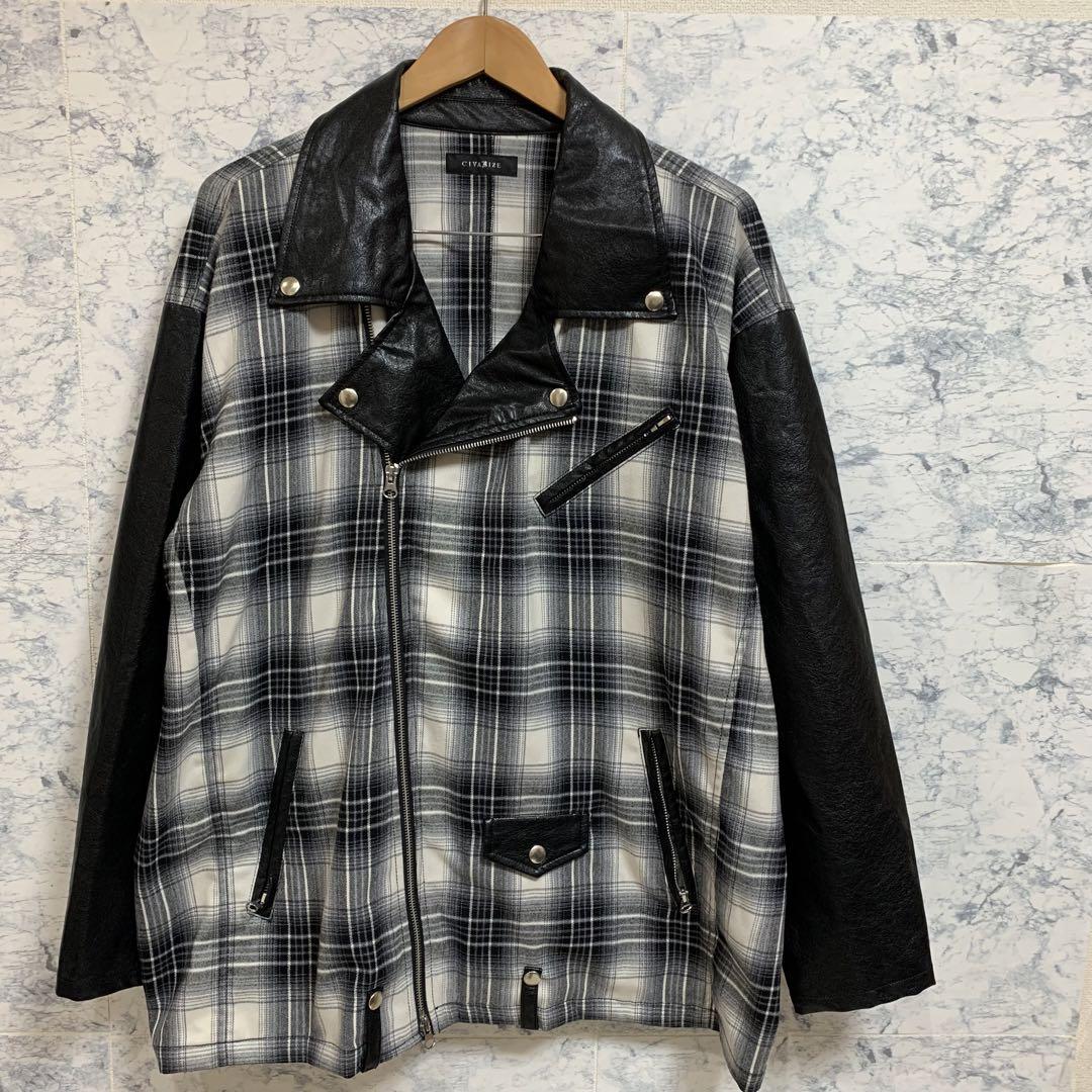 お買い得モデル 完売品】美品 CIVARIZE ドッキングライダース シヴァーライズ ジャケット・アウター
