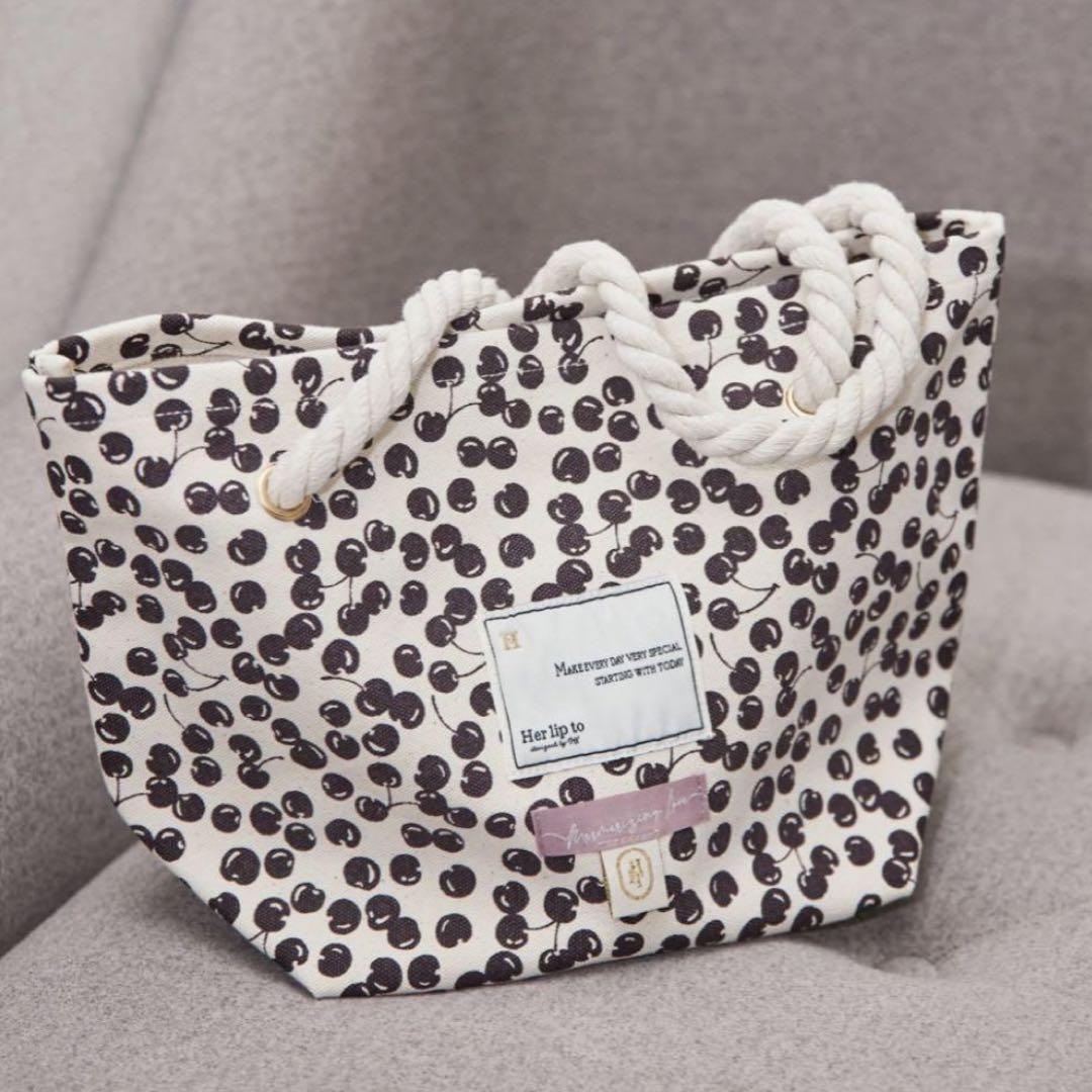 HLT CHERRY TOTE BAG herlipto チェリー トート
