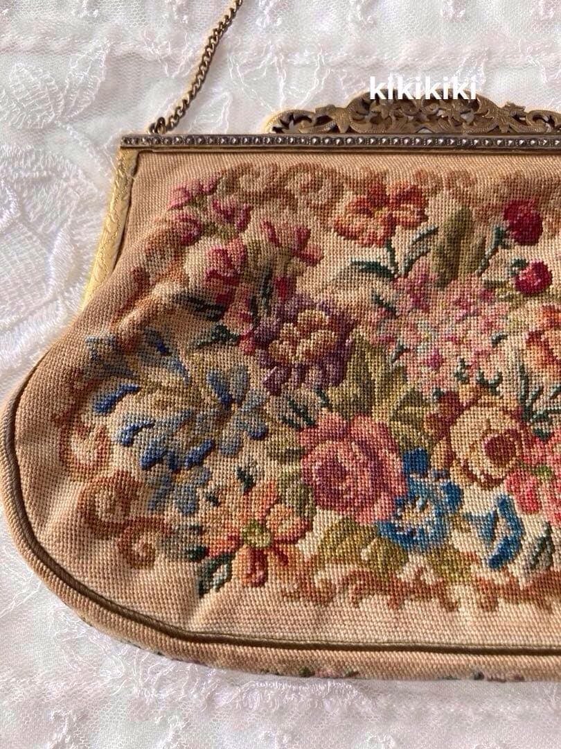 プチポワン バッグ パース アンティーク