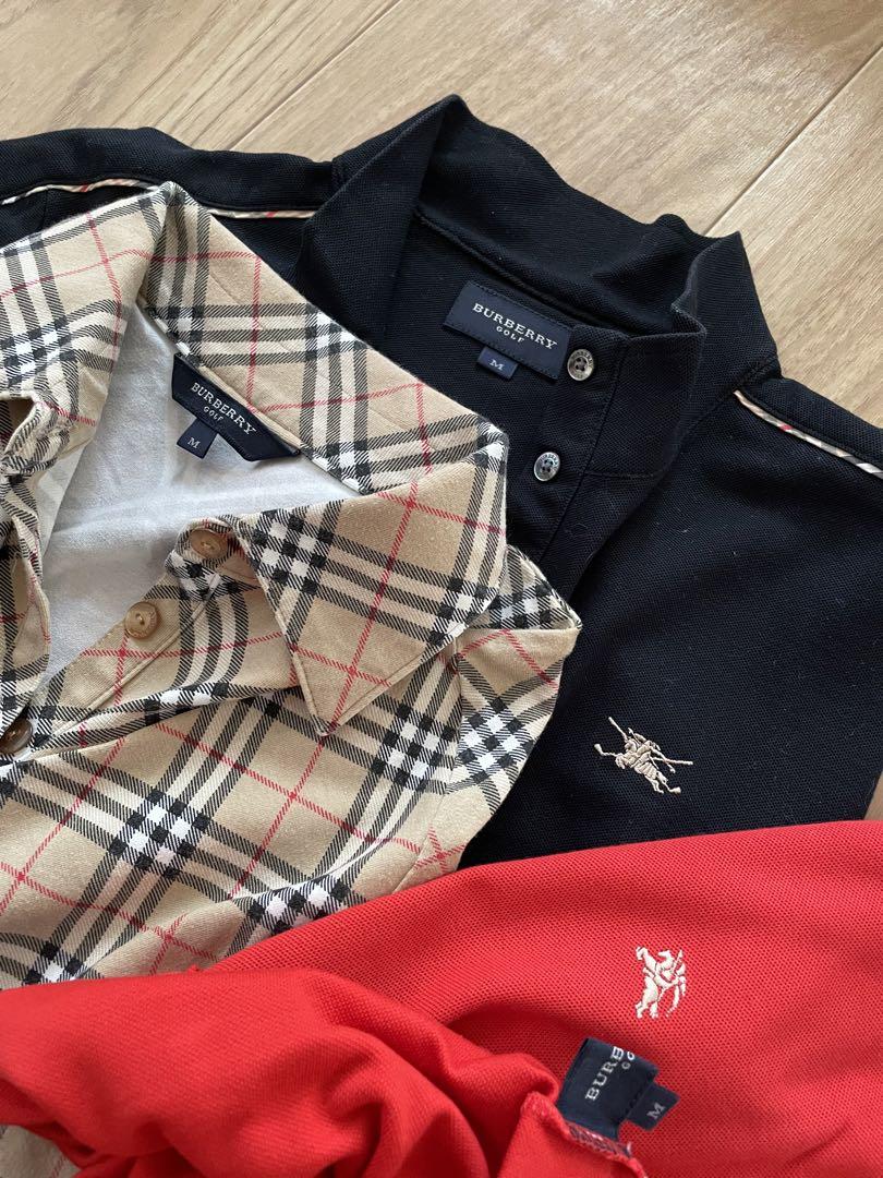 BUR BERRY GOLFバーバリーゴルフ半袖ゴルフウェア3着セット