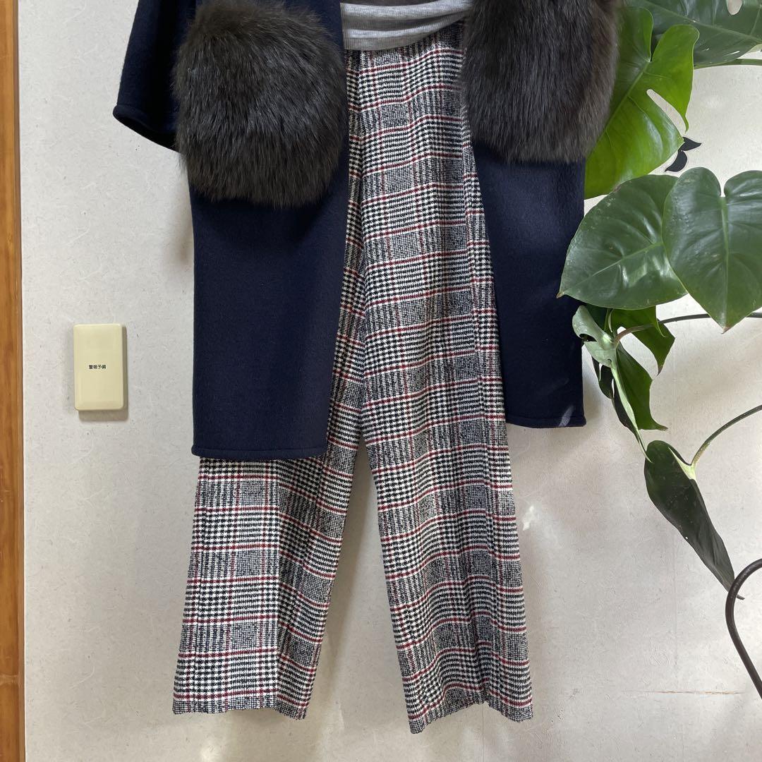 美品✨DAMAコレクションセミワイドパンツＭサイズ