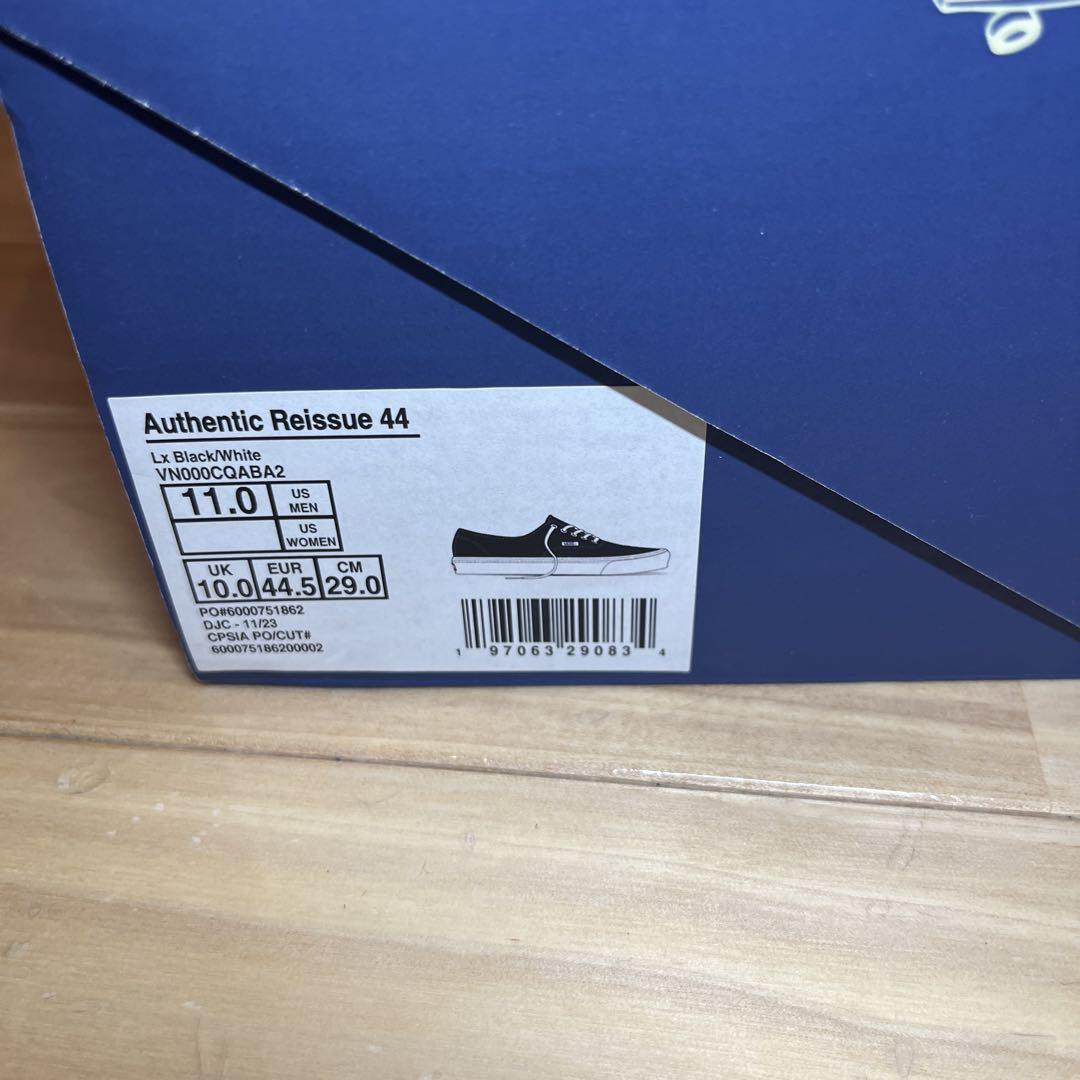 vans プレミアム　29㎝　オーセンティック　ブラック　リシュー　44LX