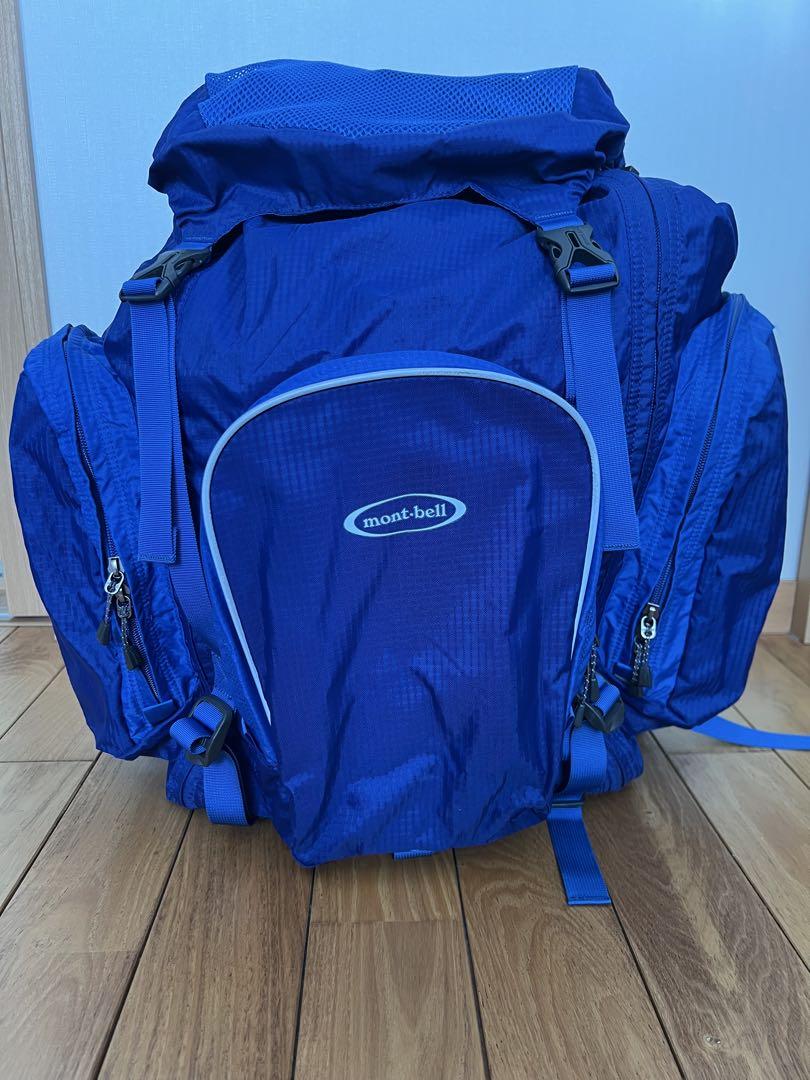 【美品】モンベル　トリプルポケットパック 45‐60 ブルー 5,412円