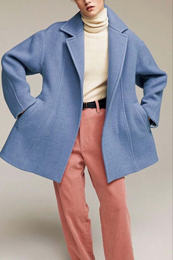 ブラミンク ウール オープン コート 厚手 ヘビーアウター 38 MM BLAMINK