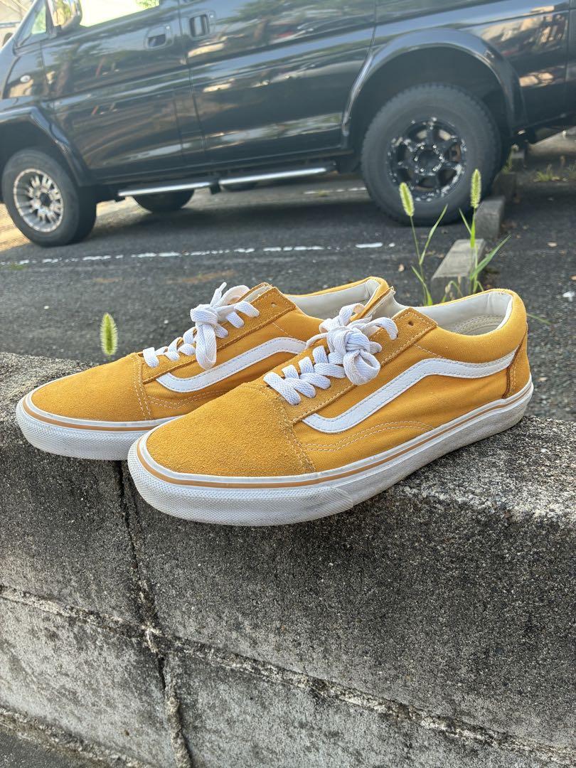 VANS イエロー スエード スニーカー - メルカリ
