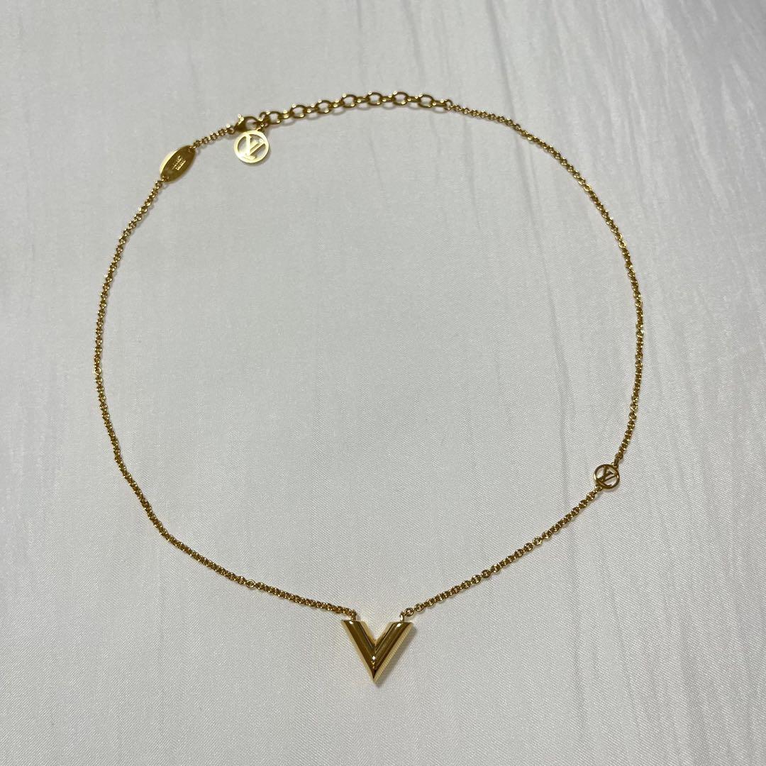 【美品】LOUIS VUITTON ルイヴィトン ネックレス　エセンシャルV