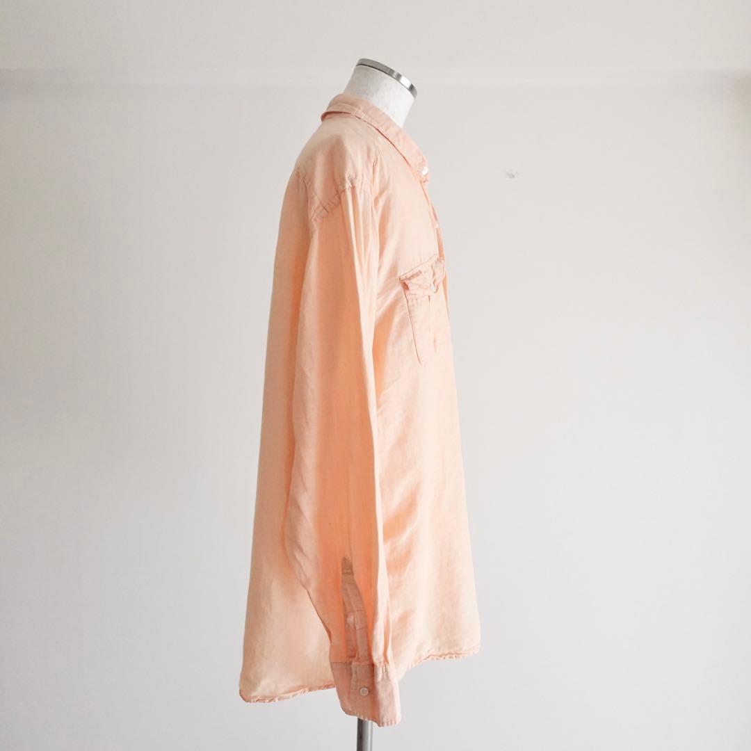 Ralph Lauren BLAKE CPOシャツ　サーモンピンク　XL