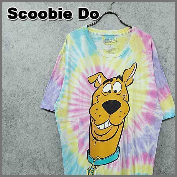 90s スクービードゥー キャラクター タイダイ柄 Tシャツ L 古着