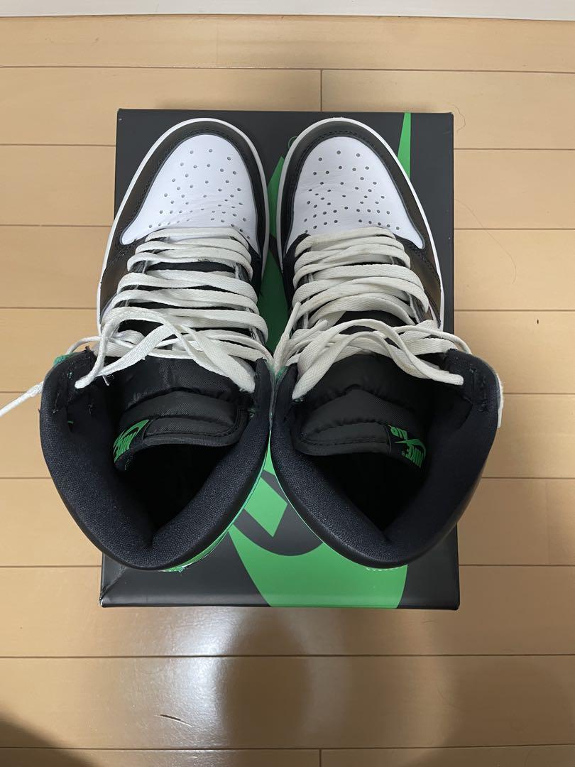 Nike Air Jordan 1 グリーン/ホワイト/ブラック セルティックス Nike Air Jordan 1 グリーン/ホワイト/ブラック セルティックス