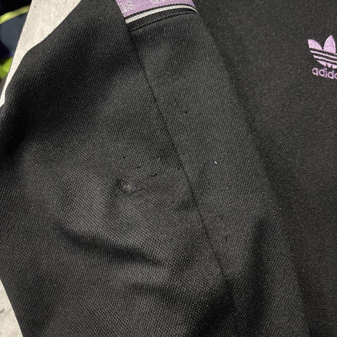 80s adidas ジップアップ トラックジャケット 昭和レトロ デサント製 - メルカリ
