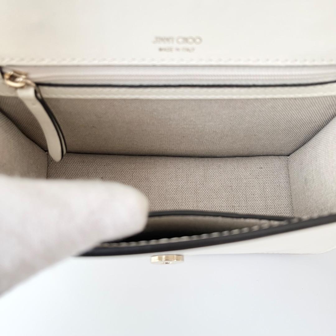 美品 ジミーチュウ JC トップハンドル ハンドバッグ ミルク ホワイト 美品 ジミーチュウ JC トップハンドル ハンドバッグ ミルク ホワイト