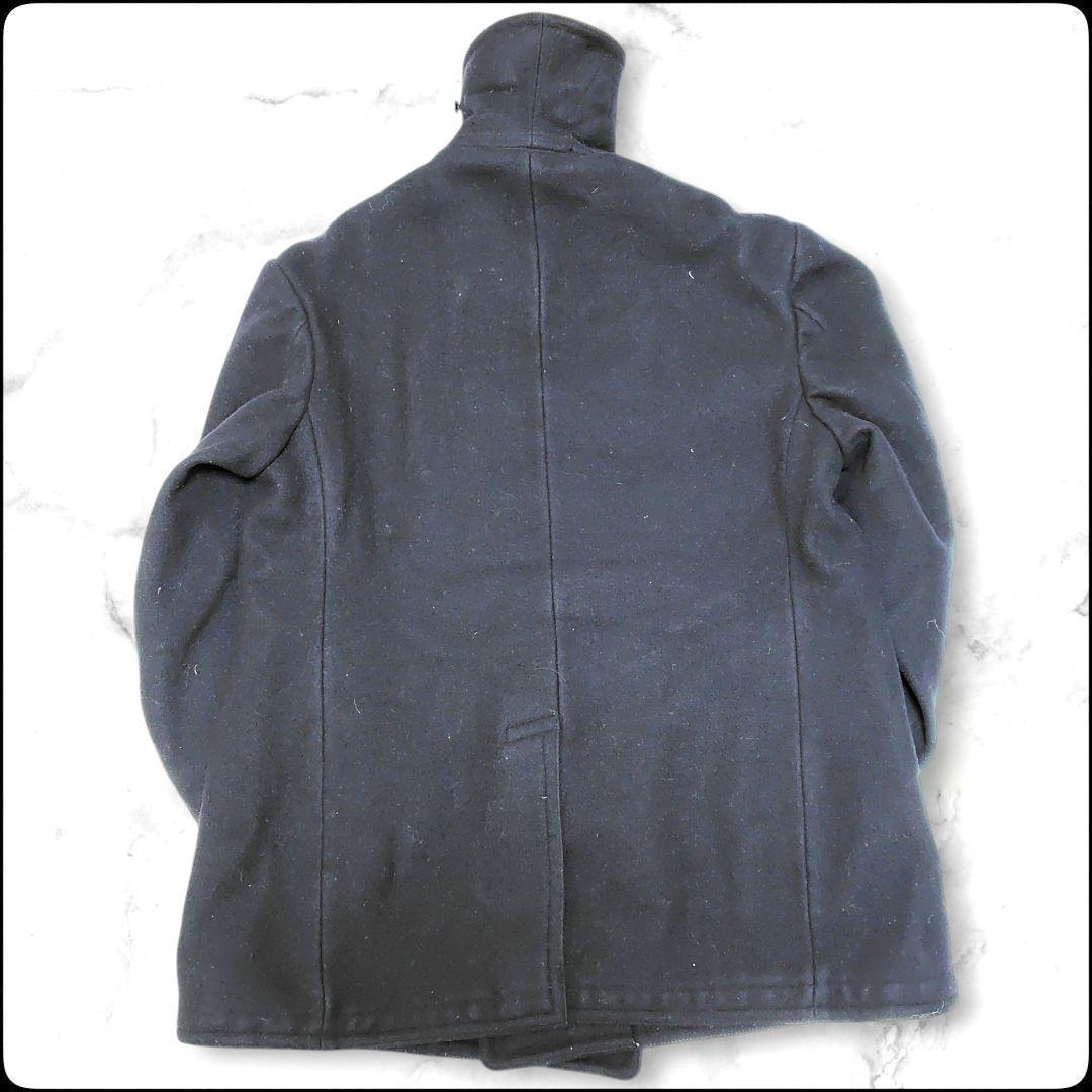 ✨40s✨実物☆アメリカ軍☆US NAVY☆Pコート☆10ボタン☆NAVAL